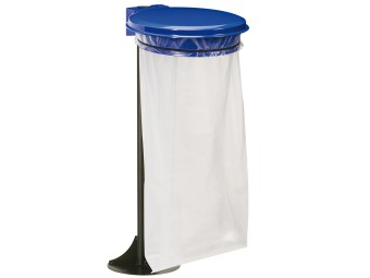 Poteau support de sac tri sélectif collecmur, ecollecto et collectrap