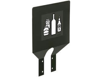 Plaque signalétique de tri sélectif universel