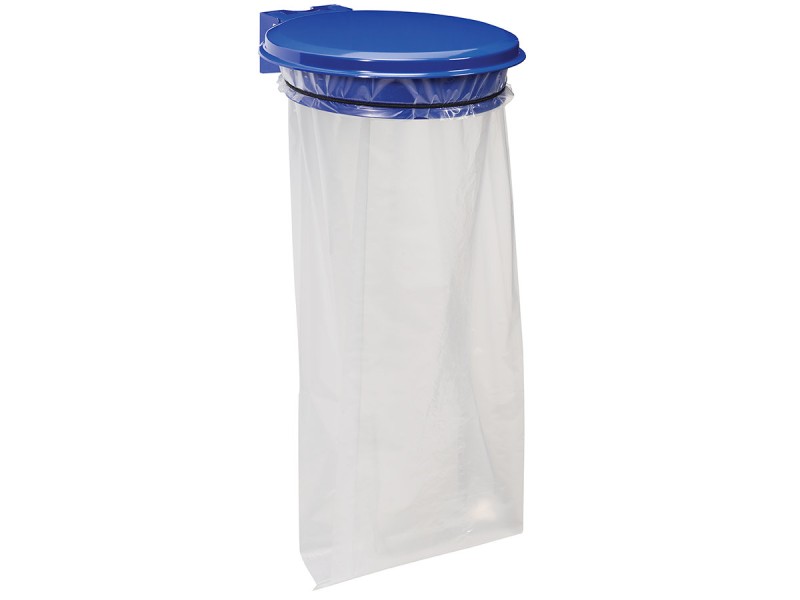 Support de sac extérieur mural avec couvercle Collecmur