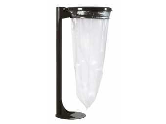 Support de sac extérieur avec couvercle sur platine Collecmur