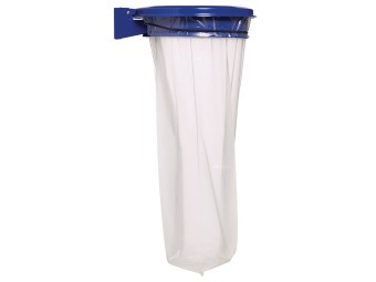 Support de sac extérieur mural avec couvercle Collecmur