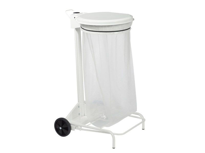 Support de sac mobile à pédale Collecroule HACCP