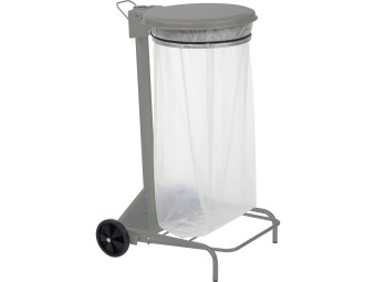 Support de sac mobile à pédale Collecroule HACCP