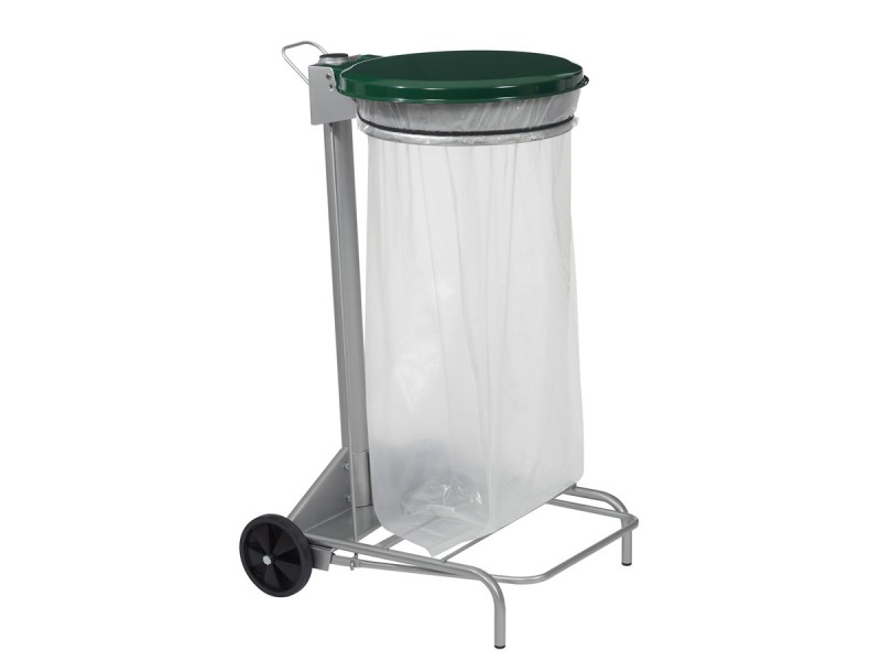 Support de sac mobile à pédale Collecroule HACCP