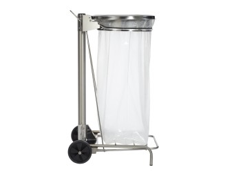 Support de sac mobile à pédale Collecroule HACCP