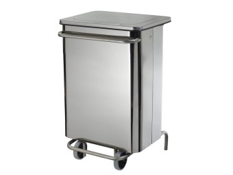 Poubelle mobile à pédale Collecroule Carène HACCP