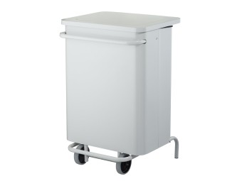 Poubelle mobile à pédale Collecroule Carène HACCP