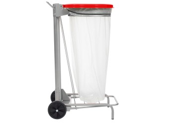 Support de sac mobile à pédale Collecroule HACCP