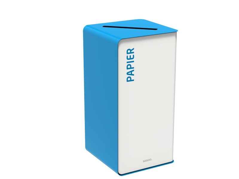 Borne de tri sélectif intérieur Cubatri avec bac intérieur 40l à 65 l