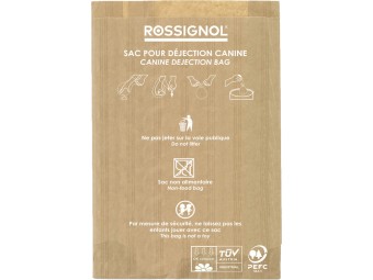 1000 sacs papier biodégradables compostables pour déjections canines