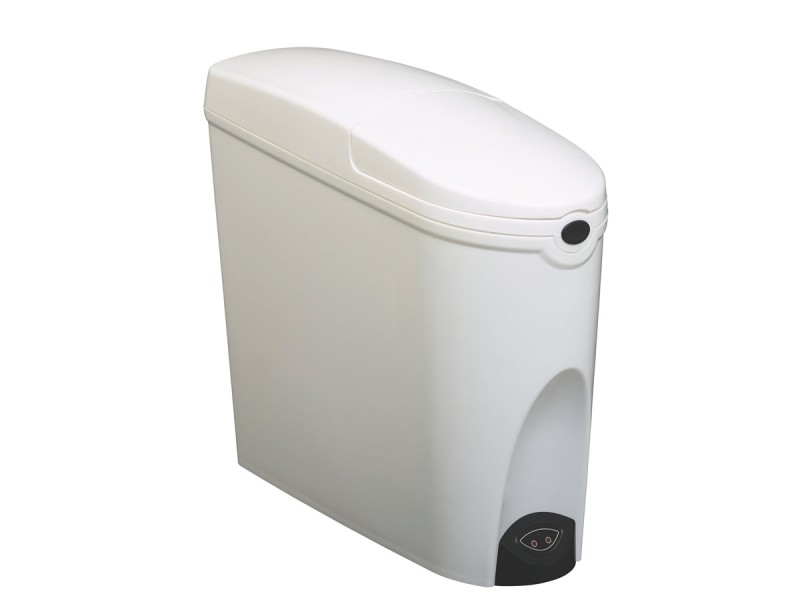 Poubelle pour serviettes hygiéniques à ouverture sans contact