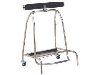 Support sac poubelle à pince en inox 110L ou 50L - Hermix