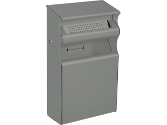 Cendrier mural 2L avec poubelle de 15L intégrée Kopa