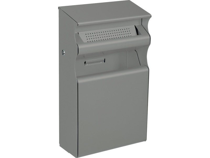 Cendrier mural 2L avec poubelle de 15L intégrée Kopa