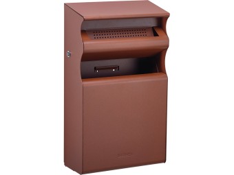 Cendrier mural 2L avec poubelle de 15L intégrée Kopa