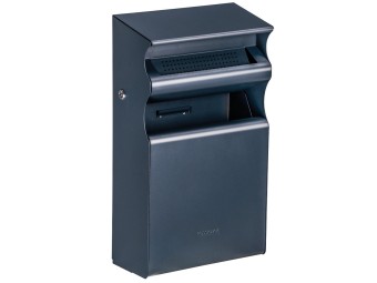 Cendrier mural 2L avec poubelle de 15L intégrée Kopa