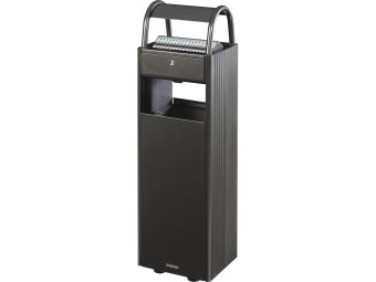 Poubelle extérieure 30l ou 60L avec cendrier à poser au sol Kopa