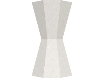 Cendrier béton à poser forme sablier 1,5L Keops