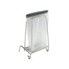Support sac poubelle à pince en inox 110L ou 50L - Hermix