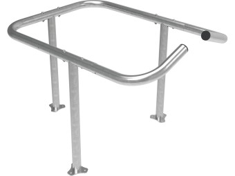 Arceau bloque conteneur - 2 ou 4 roues