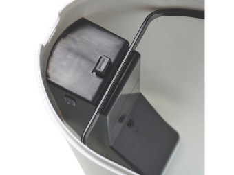 Poubelle pour serviettes hygiéniques à ouverture sans contact