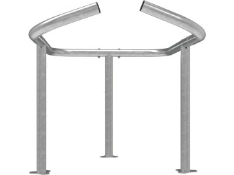 Arceau bloque conteneur - 2 ou 4 roues