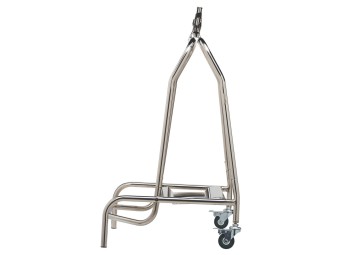 Support sac poubelle à pince en inox 110L ou 50L - Hermix