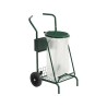 Chariot poubelle voirie pour cantonnier simple flux