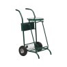 Chariot poubelle voirie pour cantonnier simple flux