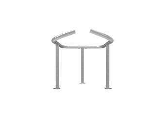 Arceau bloque conteneur - 2 ou 4 roues