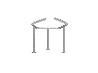 Arceau bloque conteneur - 2 ou 4 roues