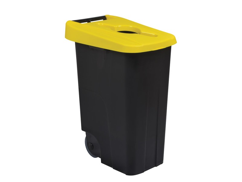Poubelle tri sélectif en plastique recyclé de 65l à 110L Movatri