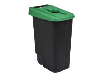 Poubelle tri sélectif en plastique recyclé de 65l à 110L Movatri