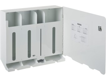 Distributeur de serviettes hygiéniques &amp; tampons - GaÏa