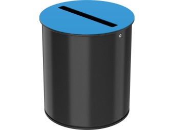 Poubelle ronde de tri sélectif ouverture calibrée 15l à 50L Néotri