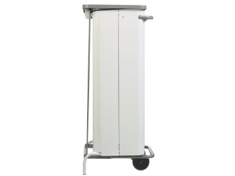 Poubelle de tri sélectif mobile à pédale 110L ouverture facile Nomade