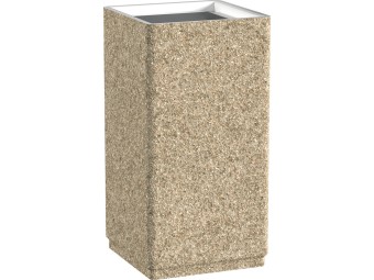 Poubelle béton à poser 80L Olympe