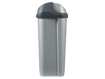 Poubelle 50L à couvercle coulissant Oktop