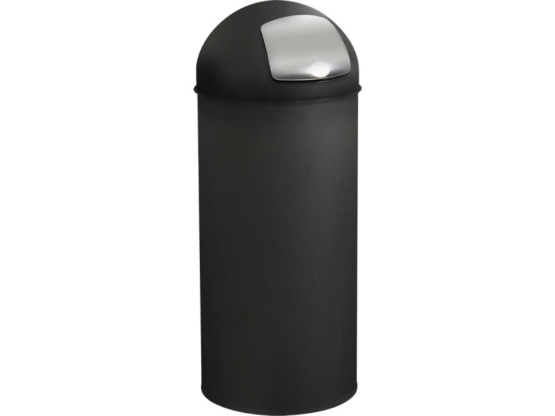 Poubelle Push avec couvercle à trappe 45L