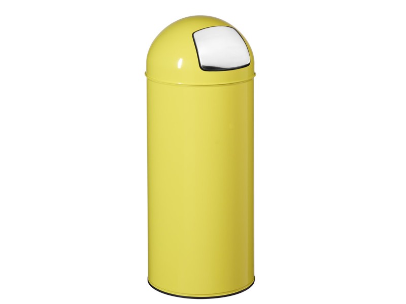 Poubelle Push avec couvercle à trappe 45L