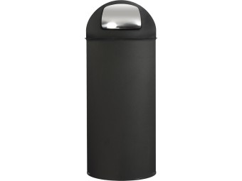 Poubelle Push avec couvercle à trappe 45L