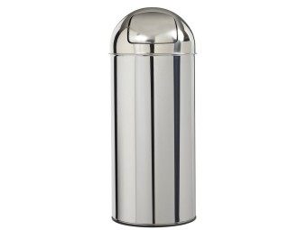 Poubelle Push avec couvercle à trappe 45L