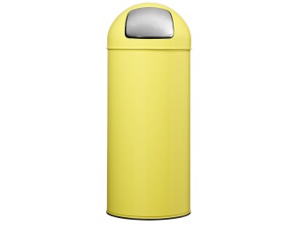 Poubelle Push avec couvercle à trappe 45L