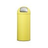 Poubelle Push avec couvercle à trappe 45L