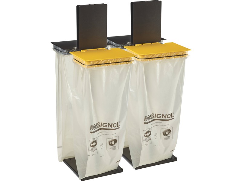 Kit support de sac rectangulaire extérieur 1 à 4 flux Rollec