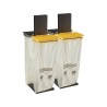 Kit support de sac rectangulaire extérieur 1 à 4 flux Rollec