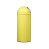 Poubelle Push avec couvercle à trappe 45L