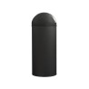 Poubelle Push avec couvercle à trappe 45L
