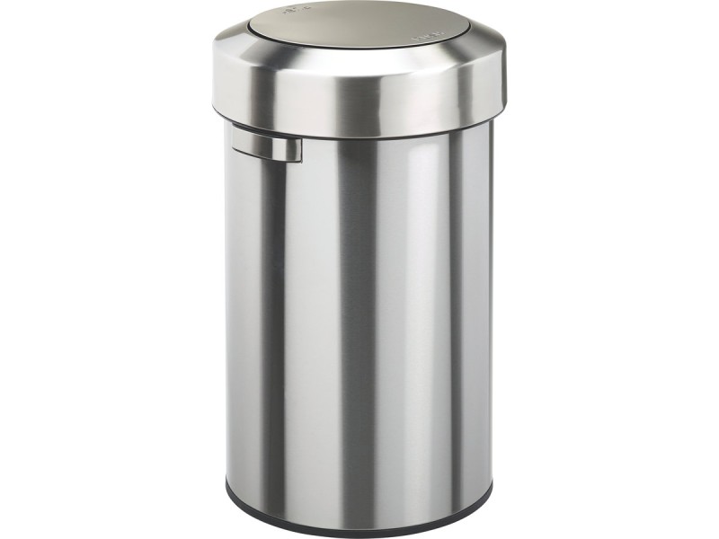 Poubelle inox anti-traces 40L à couvercle basculant 60L Salsa