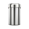 Poubelle inox anti-traces 40L à couvercle basculant 60L Salsa